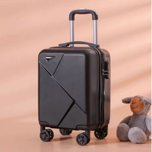 Airline Boarding 14-Inch Fabric Carry-On Luggage with Removable Wheel and