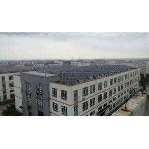 HDG Aluminium Solar Panel Mounting System , Concrete Basement Solar PV Mounting