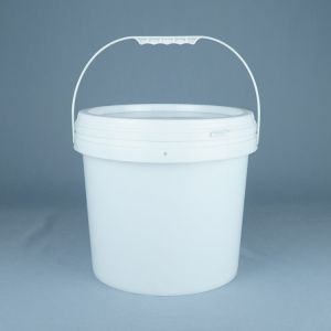 Durable Circular Plastic Bucket with Screen Printing Technology