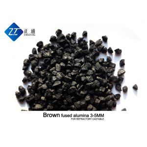 China Refractory Grade 5mm Brown Fused Alumina For Castables on sale