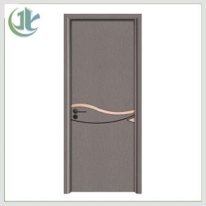 Wooden Composited Residential WPC Doors Entry Anti Formaldehyde Hotel Use