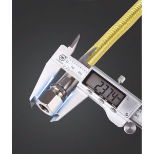 1/2" Male Adapter Gas Flexible Hose , Fire Proof Hoses ISO3821 EN559