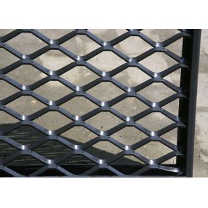 Decorative Woven Expanded Aluminium Mesh Light Weight Facade Cladding