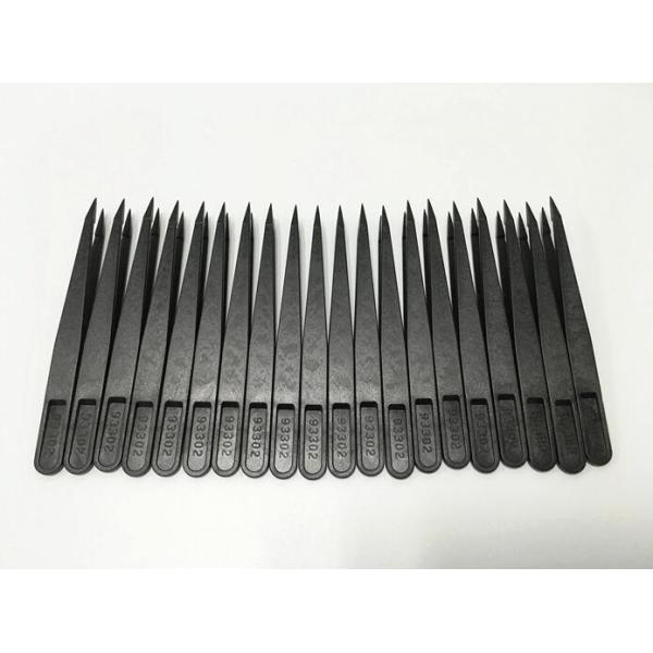 Black Anti Static Tweezers Economic 933 Series Flat Tip Sharp Point All Available