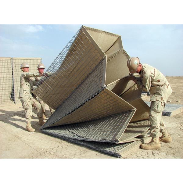Quality Military Welded Mesh Gabion Hesco Wall For Flood Protection wholesale