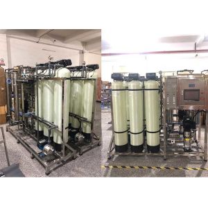 Softener RO Water Treatment System With PLC Touch Screen