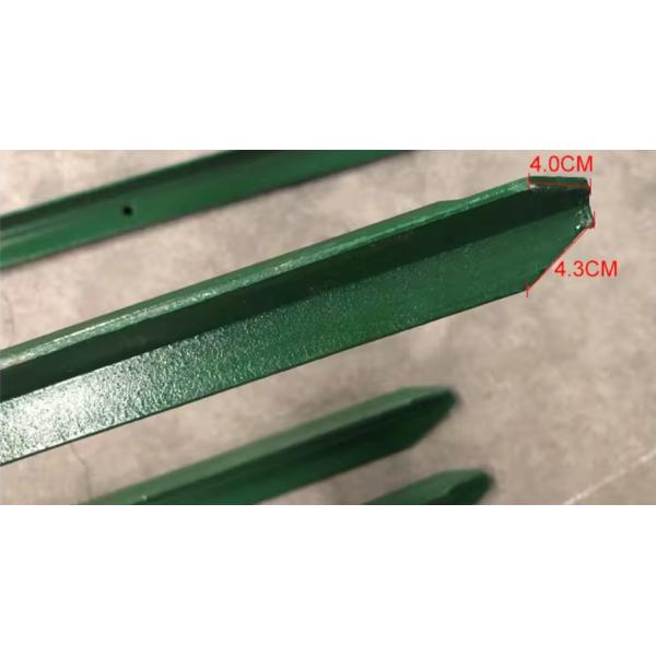 Low Carbon Steel Y Post / T Post Unit Weight Range 1.58kg/M To 2.04kg/M