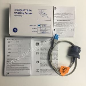 GE Datex-Ohmeda CARESCAPE ONE TruSignal SpO2 Finger Tip Sensor Reusable 9 Pin