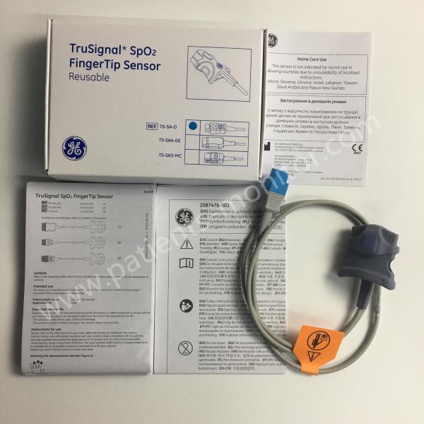 GE Datex-Ohmeda CARESCAPE ONE TruSignal SpO2 Finger Tip Sensor Reusable 9 Pin