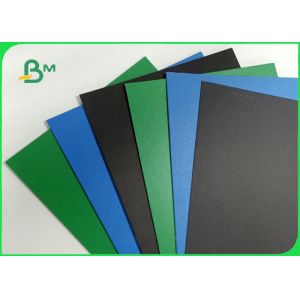 1.2mm 1.4mm Black / Blue / Green Lacquered Soild Paperboard For Storage Box