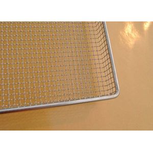 1-1.5mm Stainless Steel Wire Mesh Cable Tray For Baking High Temperature