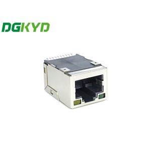 8P10C Female Rj45 Pcb Modular Jack With Led 100 Base-T Ethernet Connector RJ45