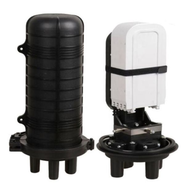 Ip68 24 48 96coreVertical heat shrink seal dome fiber optic closure 1 inlet 3