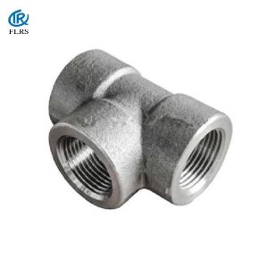ASME B16.11 Galvanized 3000LB Threaded Equal Tee