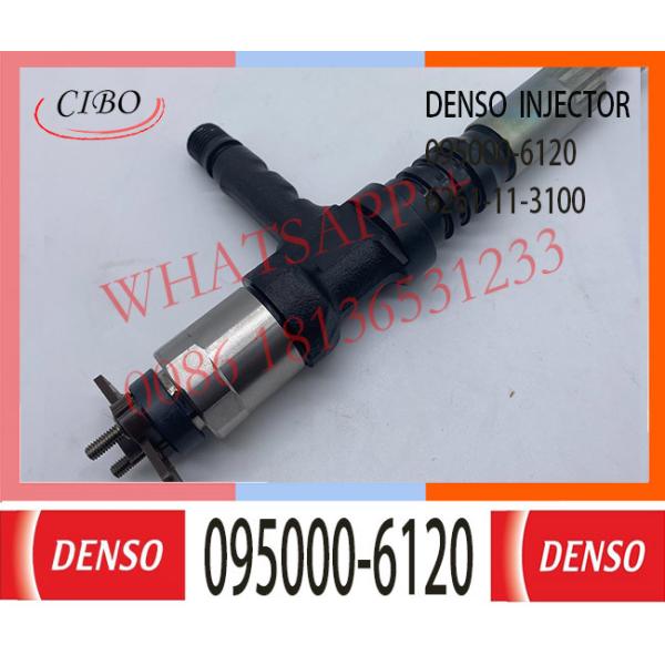 095000-6120 Denso Diesel Common Rail Fuel Injector For Komatsu PC600 PC650-8 Excavator 6261-11-3100