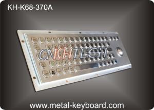 Cheap USB Self - Service Terminal Metal Computer Keyboard with Trackball for sale