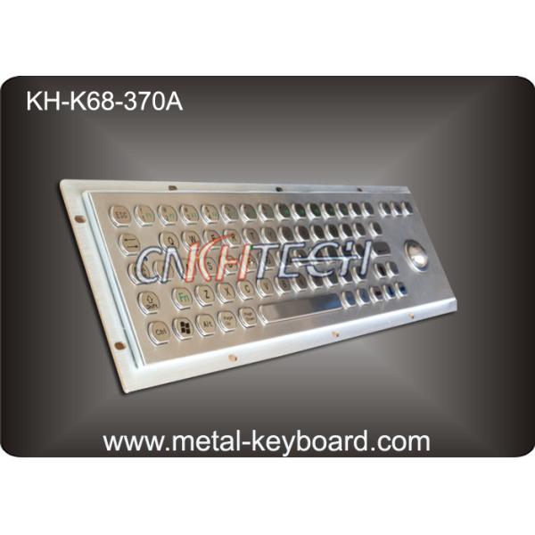 USB Self - Service Terminal Metal Computer Keyboard with Trackball