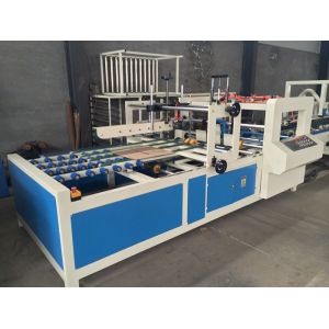 Computer Control Corrugated Carton Folder Gluer Machine High Work Efficiency