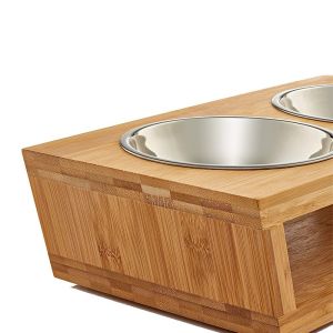 Multifunctional Design Make Your Pet Eat with Ease Regulated Raised Stainless