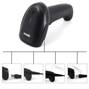 650 Nm Handheld Barcode Scanner Reader USB Receiver Storage Up 5000 Code