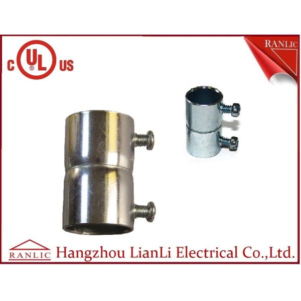Set Screw Coupling EMT Conduit Fittings With Steel Locknut 1/2" To 4" , UL
