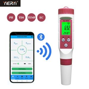 4 In 1 EC Pen Type Bluetooth PH Meter APP Control TDS Water Quality Detector