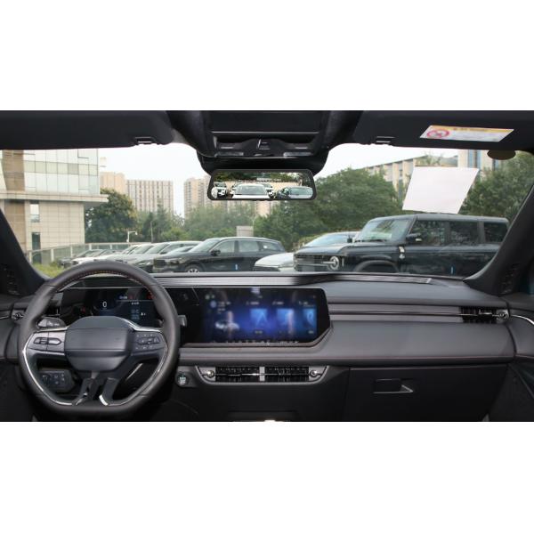 Dual Recording Touch Screen Rearview Mirror Front And Rear Car DVR Rear View