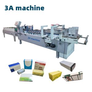 High Speed Automatic Folder Gluer Machine for 1200 KG Capacity in Machinery
