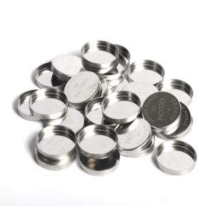 Silvery White Lithium Ion Battery Material CR20XX Coin Cells Cases