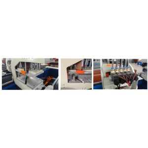 One Head Window Welding Machine , Upvc Window Machinery Variable Angle Welding