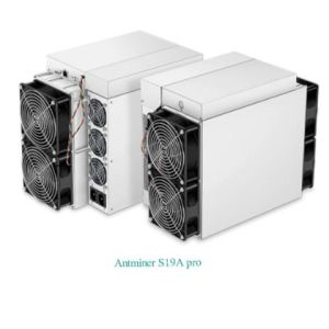 New Bitmain Antminer S19A Pro 110T Sha-256 Algorithm 3127W Bitcoin Miner