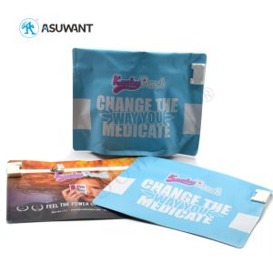 Plastic Lockable Medication Bag , Gravure Printing Stand Up Pouch For Tobacco