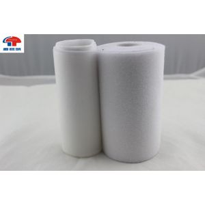 White 100Mm Double Sided Hook And Loop For Fabric , Back To Back Tape
