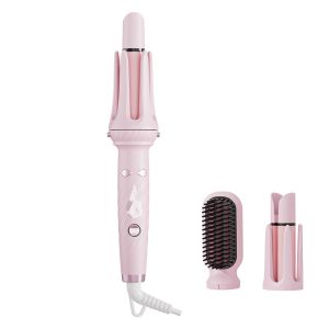 Cheap 3 in 1 Hair Curling Iron &amp; Straightening Comb 28mm 32mm Curling Roll with Buzzer Reminder Function for sale