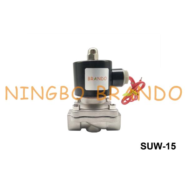 G1/2" NC Nitrile Diaphragm Stainless Steel 2S160-15 SUW-15 Uni-D Type Solenoid