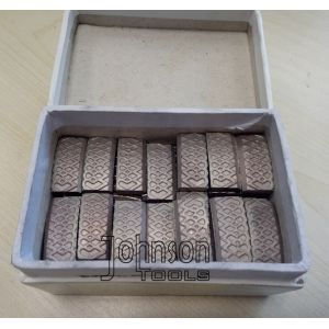 Mesh Type Diamond Core Drill Bit Segment For Concrete Coring , Long Life