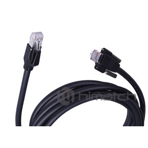 High Flex Cat5e/Cat6A Ethernet Cable / Industrial Ethernet Cable with Thumbscrew