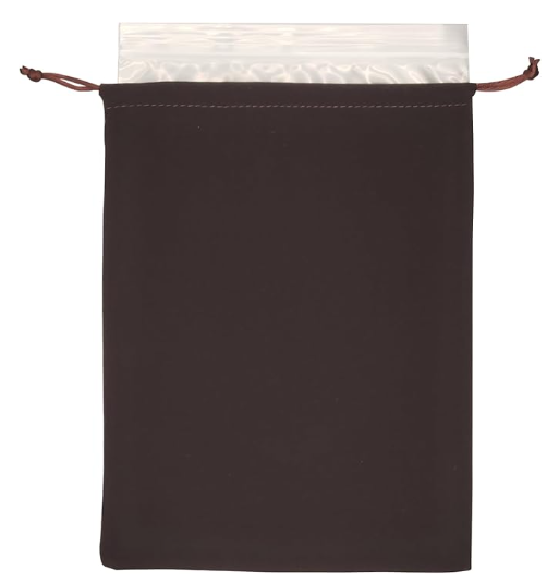 Quality Large Brown Velvet Cremains Urn Bag for Human Ashes - for Use Inside The Urn - Size 10" X 12" (230 Cubic Inches Capacity) - Includes a Resealable PE Material Ashes Storage Bag wholesale