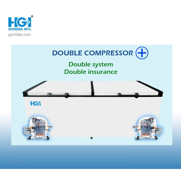 Manual Defrost Type Deep Chest Freezer Including Mechanical Temperature Control