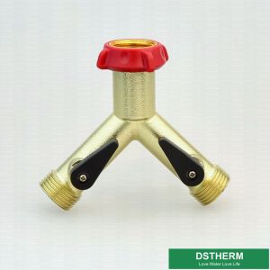 Customized Garden Hose Pipe Shut Off Valve Garden Brass Two Ways Water Hose