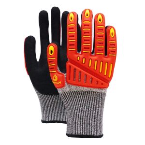 13-Needle Touchscreen Nitrile Sanding Gloves, TPR Colors Are Optional,