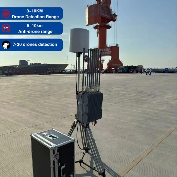 IP66 Protection Level Drone Detector for Wide Frequency Coverage and High