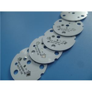 LED Aluminum Metal Core PCB 2W / MK for Led Bulb Light with 1 oz white color