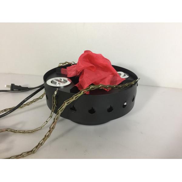 Quality red led silk   flame light with iron shell wholesale