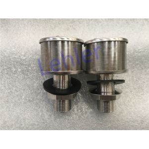 316L Sand Filter Nozzles , Wire Screen Filter Nozzle Easy To Clean By Backwash