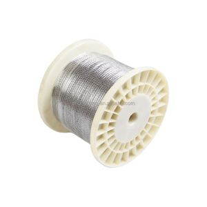 China 1/4 Wire Rope 1x19 Aircraft Cable Type 316 Stainless Steel Cable Reel Flexible and Good for Deck Cable Railing Kits on sale