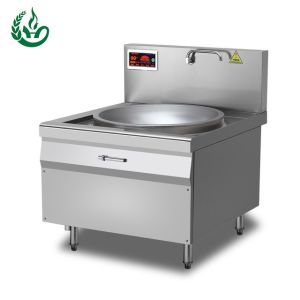 Heavy duty induction wok cooker
