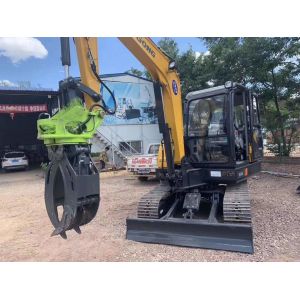 Wood Rotating Hydraulic Log Grapple For 4 Ton 6 Ton Excavator