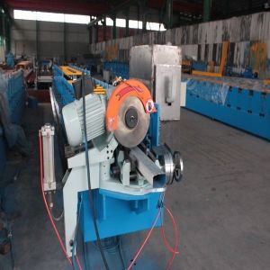 Door Frame Downspout Roll Forming Machine with 20Groups Rollers / Cr12mov Blade