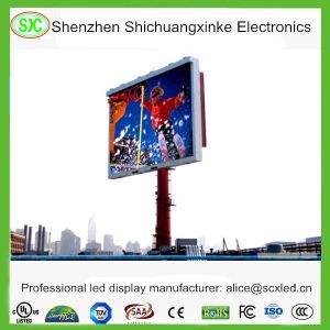 IP65 RGB outdoor full color LED Display , 6500K to 9500K With 3D effect